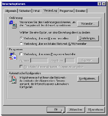 Karteikarte Verbindung