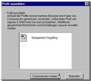 Profil auswhlen
